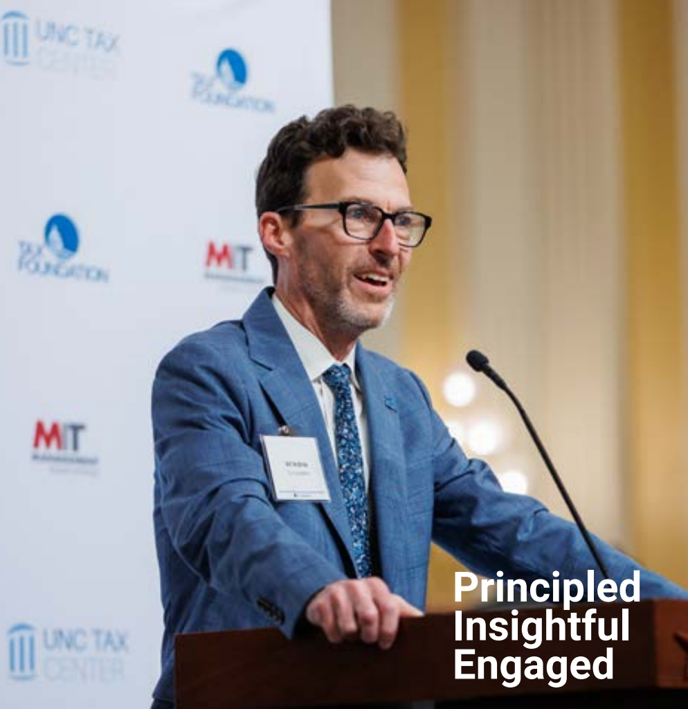 <p style="font-size: small;margin-top: 1rem">Dr. William McBride, Chief Economist and Stephen J. Entin Fellow in Economics, speaks before congressional staffers.</p>